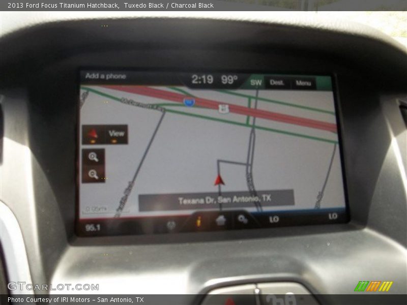 Tuxedo Black / Charcoal Black 2013 Ford Focus Titanium Hatchback