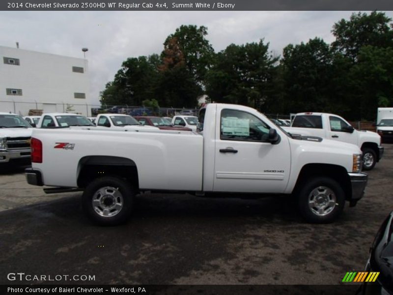 Summit White / Ebony 2014 Chevrolet Silverado 2500HD WT Regular Cab 4x4