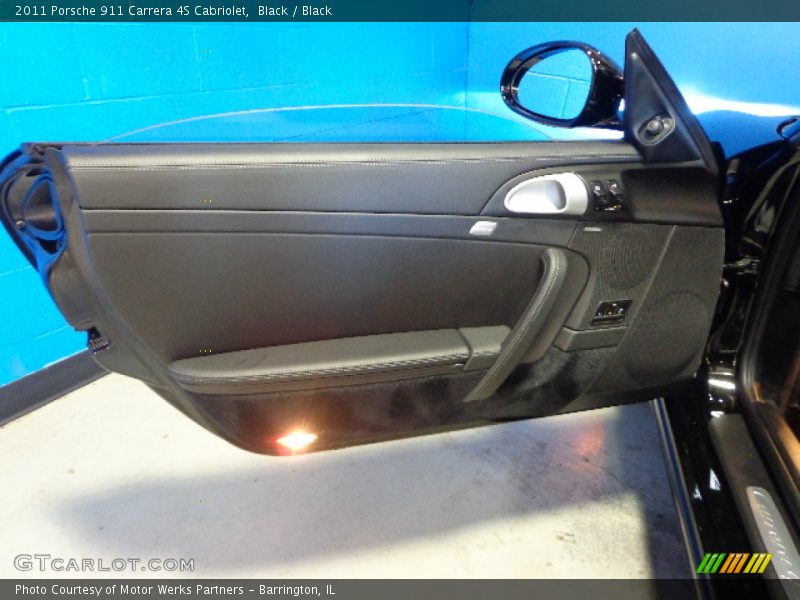 Black / Black 2011 Porsche 911 Carrera 4S Cabriolet