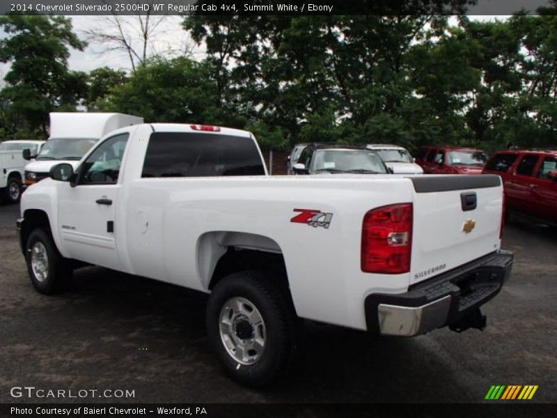 Summit White / Ebony 2014 Chevrolet Silverado 2500HD WT Regular Cab 4x4