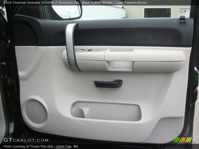 Black Granite Metallic / Light Titanium/Ebony 2009 Chevrolet Silverado 2500HD LT Extended Cab