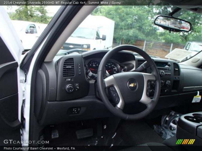 Dashboard of 2014 Silverado 2500HD WT Regular Cab 4x4