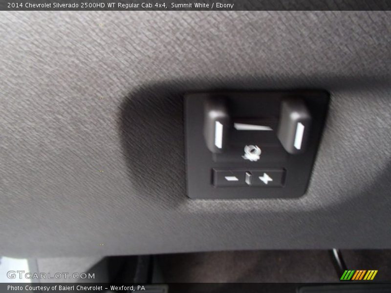 Summit White / Ebony 2014 Chevrolet Silverado 2500HD WT Regular Cab 4x4