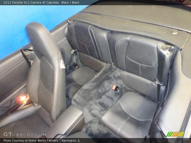 Black / Black 2011 Porsche 911 Carrera 4S Cabriolet