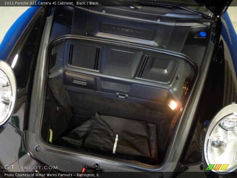 Black / Black 2011 Porsche 911 Carrera 4S Cabriolet