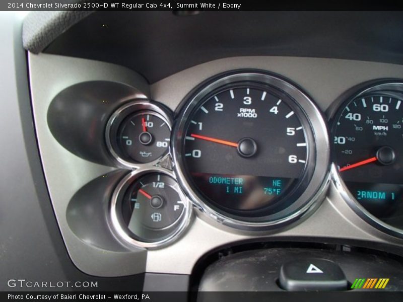 Summit White / Ebony 2014 Chevrolet Silverado 2500HD WT Regular Cab 4x4