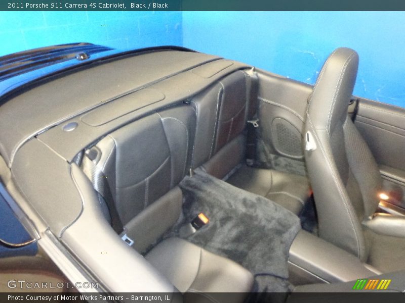 Black / Black 2011 Porsche 911 Carrera 4S Cabriolet