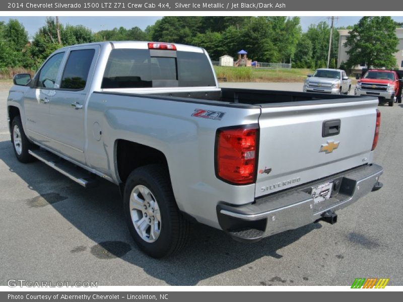 Silver Ice Metallic / Jet Black/Dark Ash 2014 Chevrolet Silverado 1500 LTZ Z71 Crew Cab 4x4