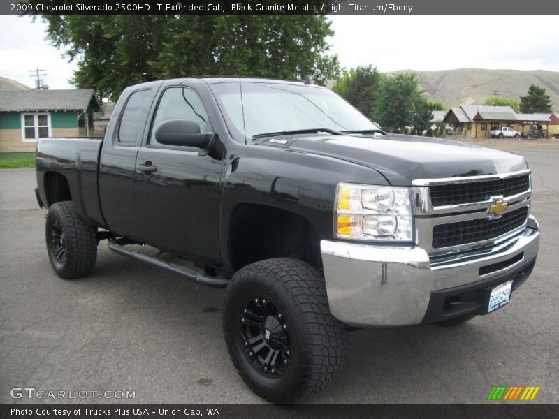 Black Granite Metallic / Light Titanium/Ebony 2009 Chevrolet Silverado 2500HD LT Extended Cab