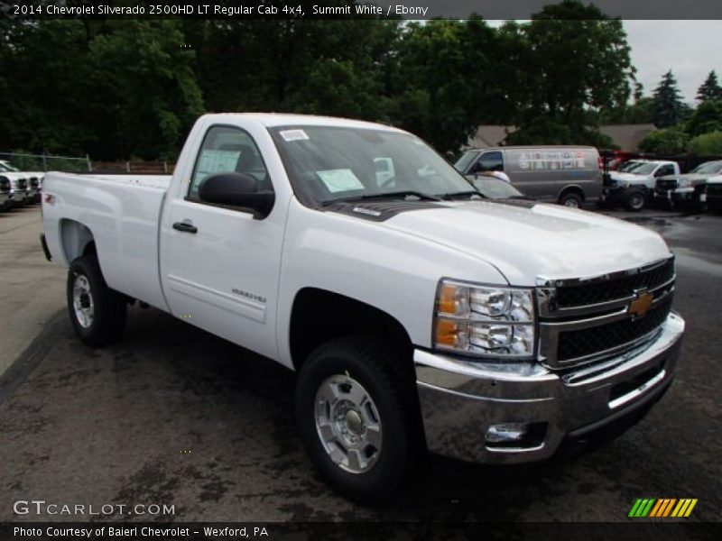 Summit White / Ebony 2014 Chevrolet Silverado 2500HD LT Regular Cab 4x4