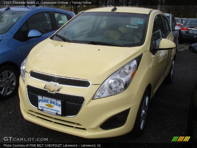 Lemonade (Yellow) / Yellow/Yellow 2013 Chevrolet Spark LS