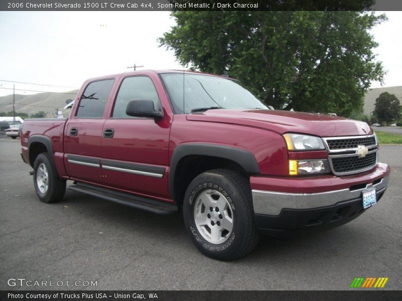 Sport Red Metallic / Dark Charcoal 2006 Chevrolet Silverado 1500 LT Crew Cab 4x4