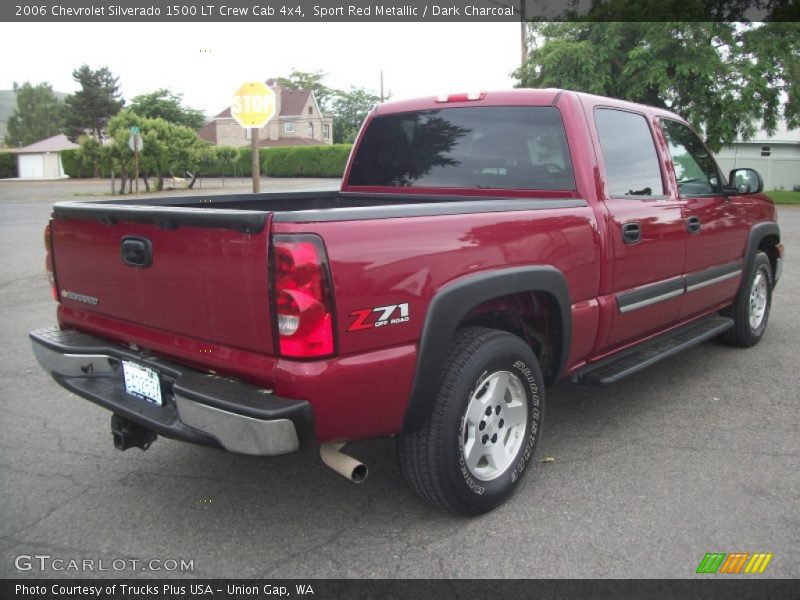 Sport Red Metallic / Dark Charcoal 2006 Chevrolet Silverado 1500 LT Crew Cab 4x4