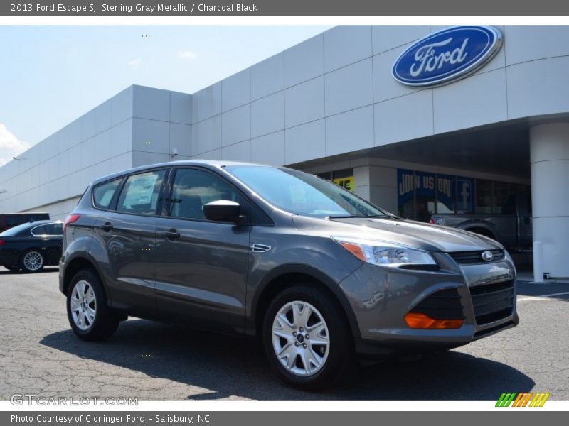 Sterling Gray Metallic / Charcoal Black 2013 Ford Escape S