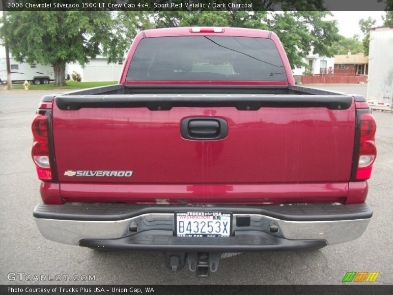 Sport Red Metallic / Dark Charcoal 2006 Chevrolet Silverado 1500 LT Crew Cab 4x4