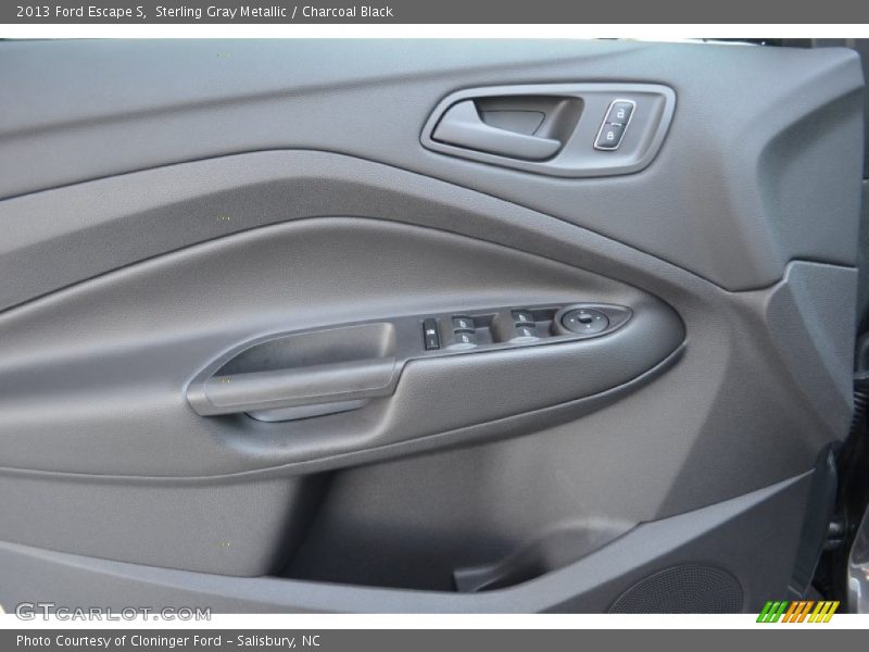 Sterling Gray Metallic / Charcoal Black 2013 Ford Escape S