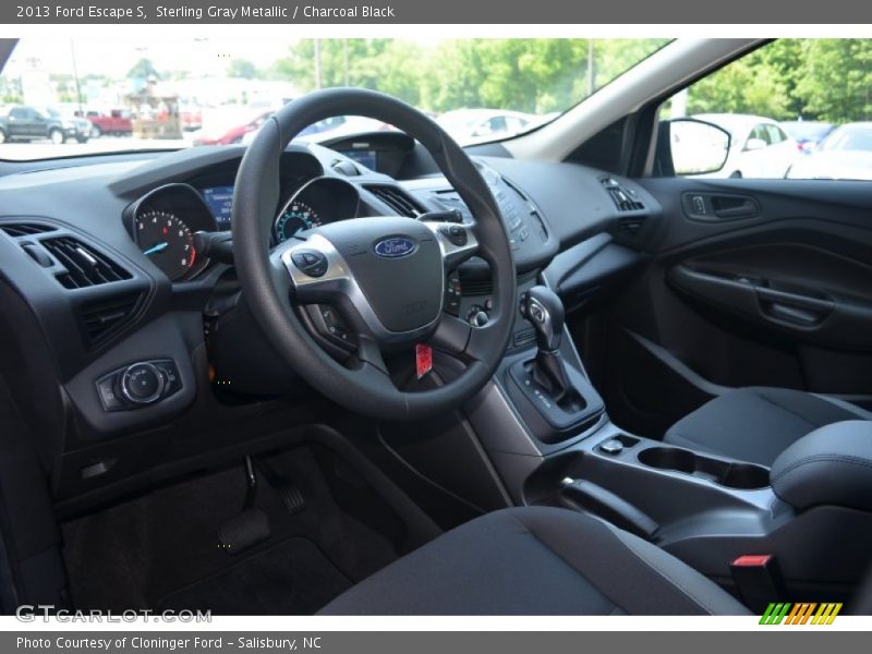 Sterling Gray Metallic / Charcoal Black 2013 Ford Escape S