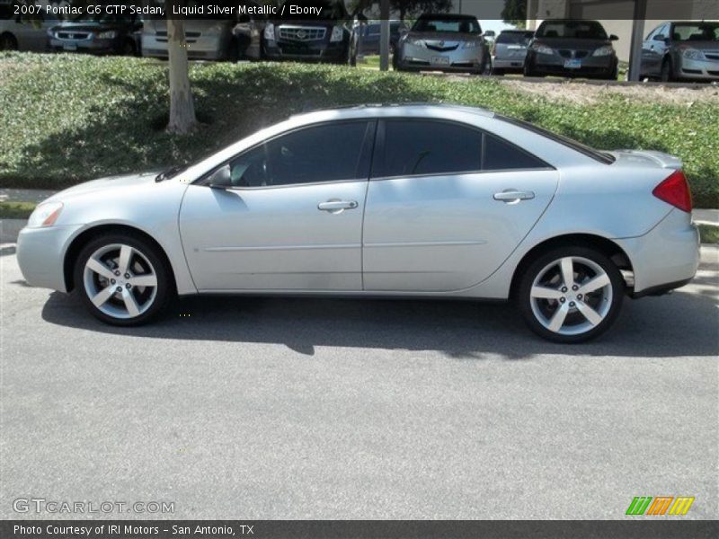 Liquid Silver Metallic / Ebony 2007 Pontiac G6 GTP Sedan