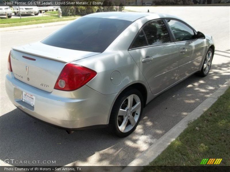 Liquid Silver Metallic / Ebony 2007 Pontiac G6 GTP Sedan