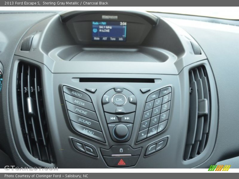 Sterling Gray Metallic / Charcoal Black 2013 Ford Escape S