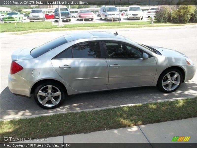 Liquid Silver Metallic / Ebony 2007 Pontiac G6 GTP Sedan