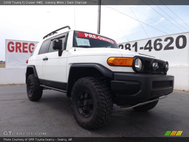 Iceberg White / Dark Charcoal 2008 Toyota FJ Cruiser 4WD