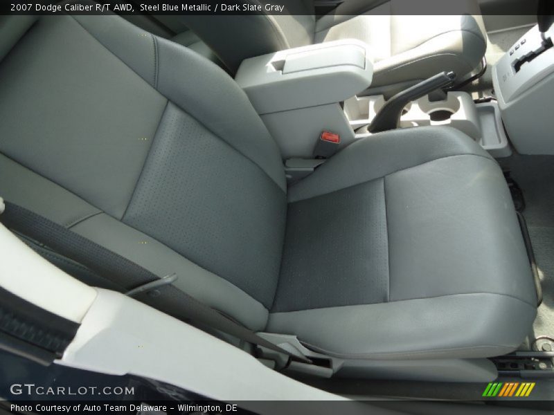 Steel Blue Metallic / Dark Slate Gray 2007 Dodge Caliber R/T AWD