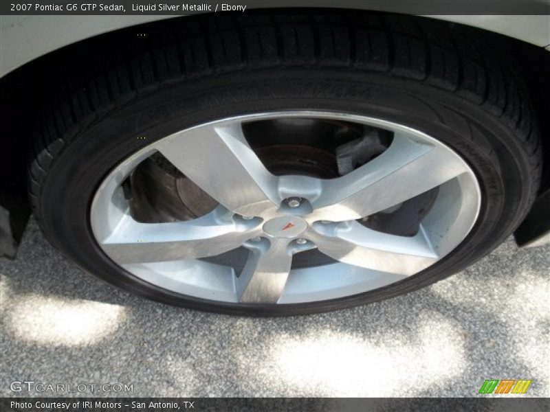Liquid Silver Metallic / Ebony 2007 Pontiac G6 GTP Sedan