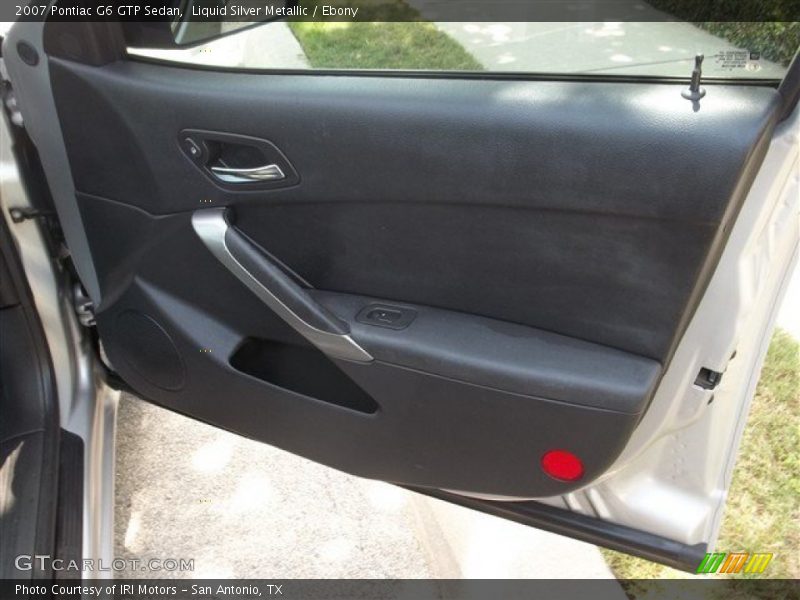 Liquid Silver Metallic / Ebony 2007 Pontiac G6 GTP Sedan