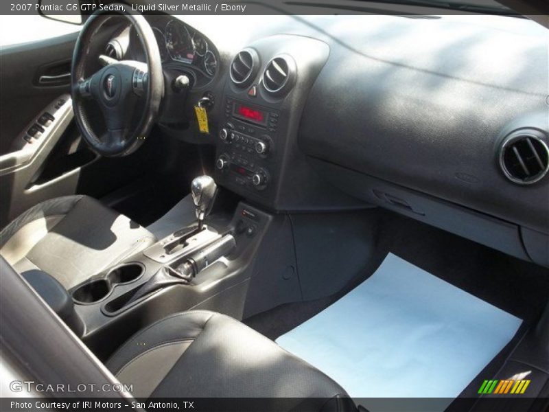 Liquid Silver Metallic / Ebony 2007 Pontiac G6 GTP Sedan