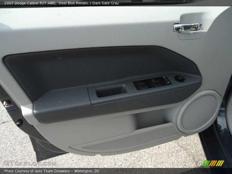 Steel Blue Metallic / Dark Slate Gray 2007 Dodge Caliber R/T AWD