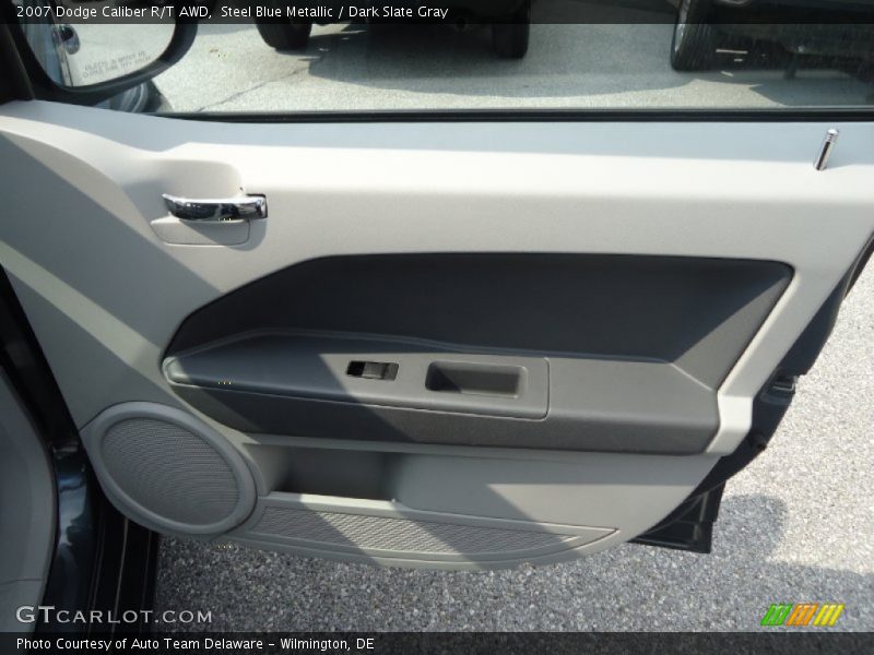 Steel Blue Metallic / Dark Slate Gray 2007 Dodge Caliber R/T AWD