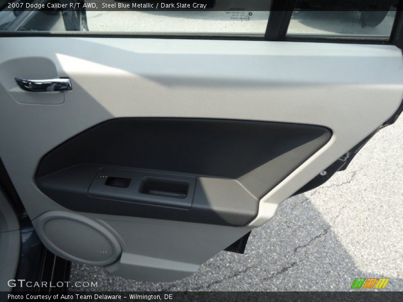 Steel Blue Metallic / Dark Slate Gray 2007 Dodge Caliber R/T AWD