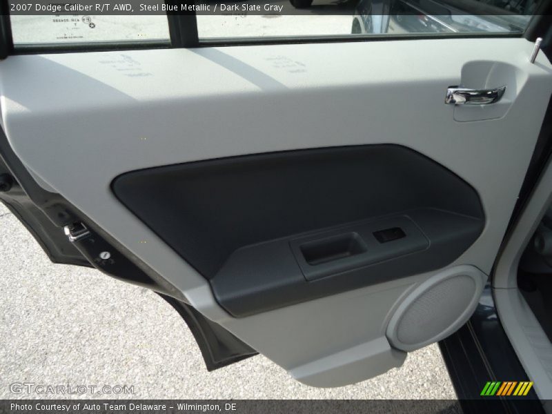 Steel Blue Metallic / Dark Slate Gray 2007 Dodge Caliber R/T AWD