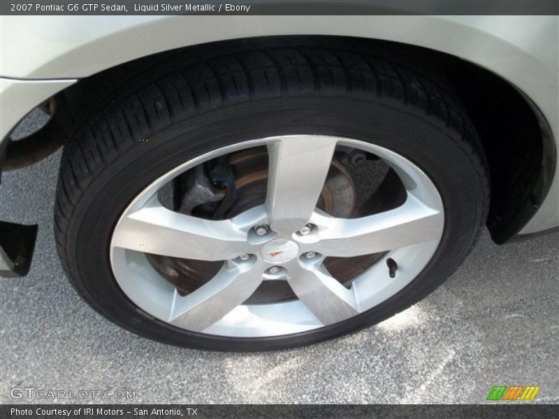 Liquid Silver Metallic / Ebony 2007 Pontiac G6 GTP Sedan