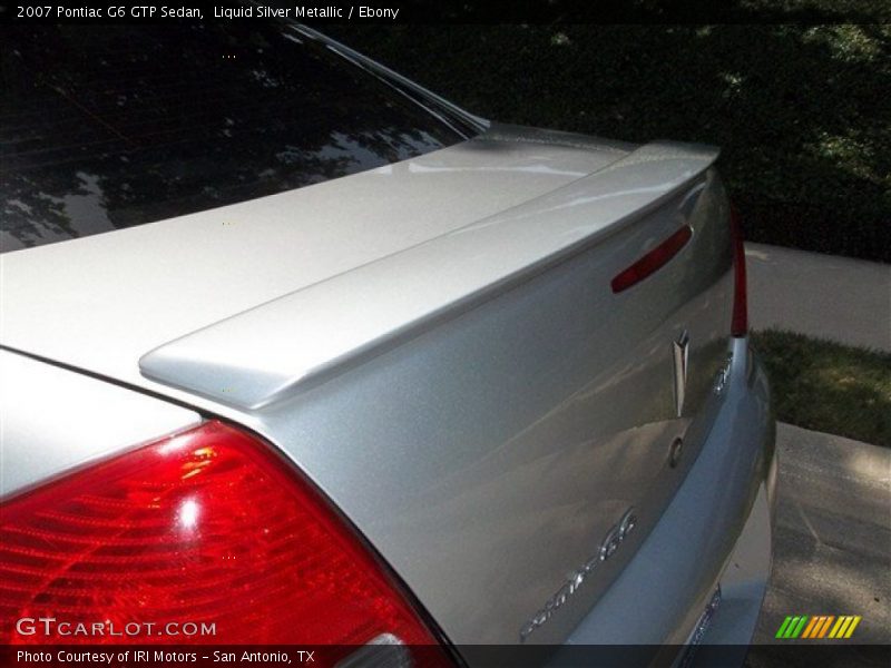 Liquid Silver Metallic / Ebony 2007 Pontiac G6 GTP Sedan