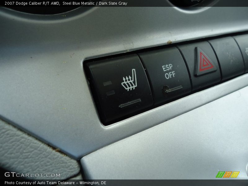 Steel Blue Metallic / Dark Slate Gray 2007 Dodge Caliber R/T AWD