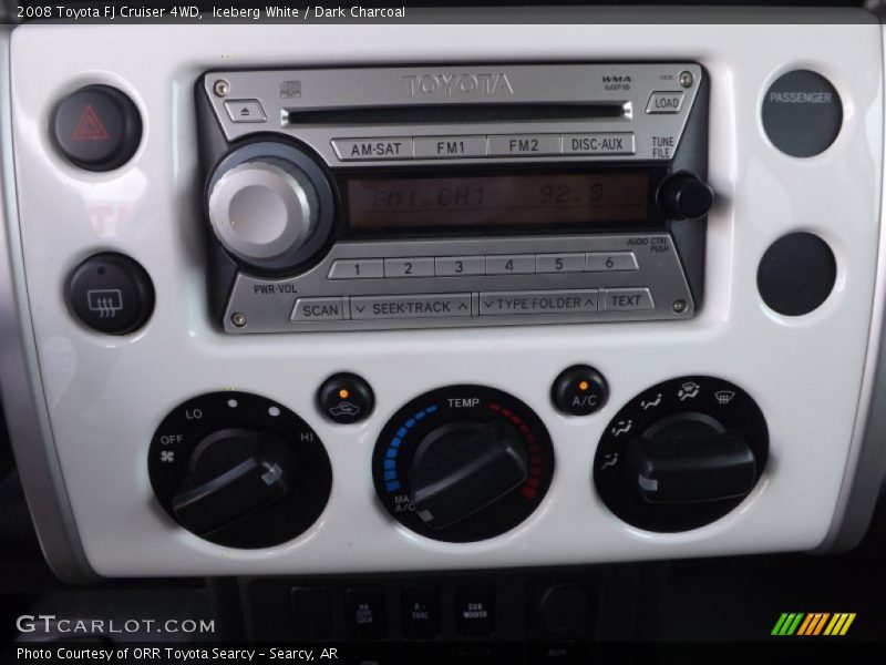 Iceberg White / Dark Charcoal 2008 Toyota FJ Cruiser 4WD