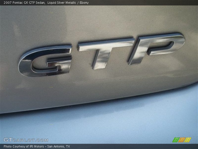 Liquid Silver Metallic / Ebony 2007 Pontiac G6 GTP Sedan
