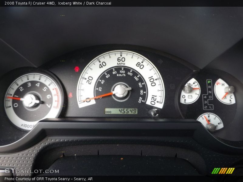 Iceberg White / Dark Charcoal 2008 Toyota FJ Cruiser 4WD