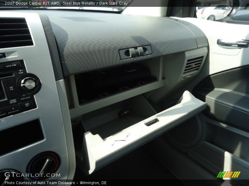 Steel Blue Metallic / Dark Slate Gray 2007 Dodge Caliber R/T AWD