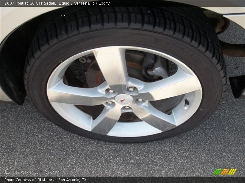 Liquid Silver Metallic / Ebony 2007 Pontiac G6 GTP Sedan