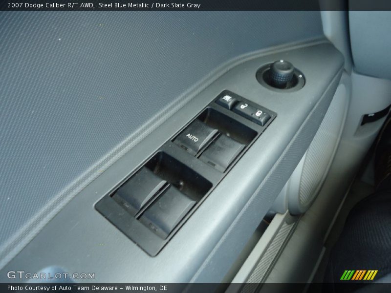 Steel Blue Metallic / Dark Slate Gray 2007 Dodge Caliber R/T AWD