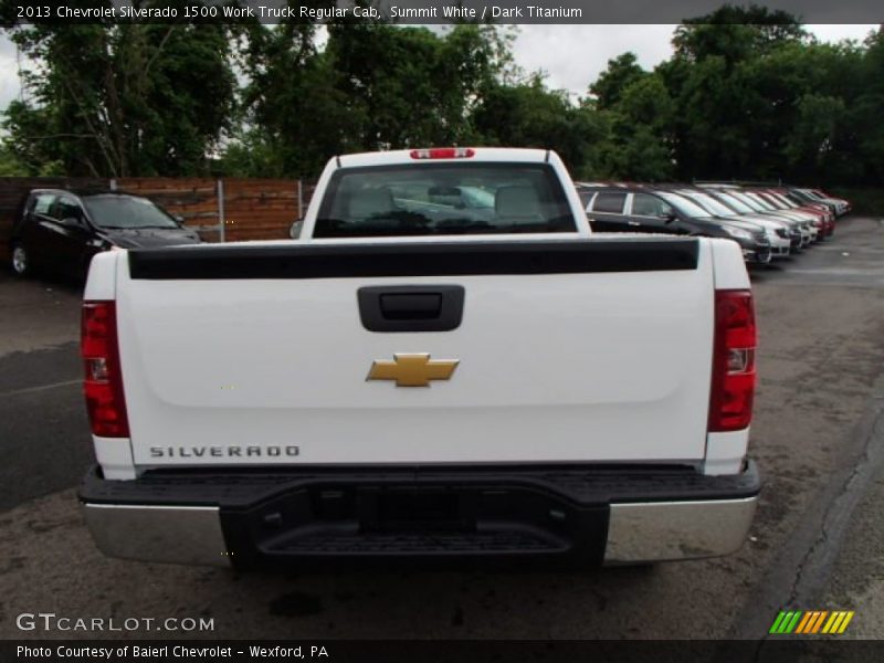 Summit White / Dark Titanium 2013 Chevrolet Silverado 1500 Work Truck Regular Cab