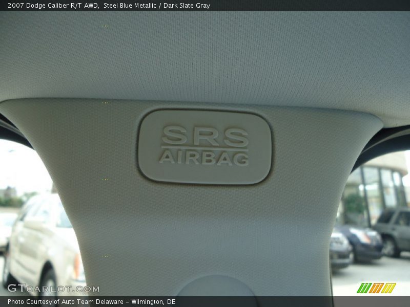 Steel Blue Metallic / Dark Slate Gray 2007 Dodge Caliber R/T AWD