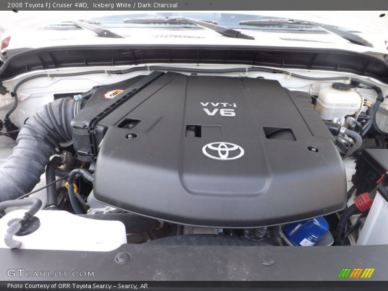 Iceberg White / Dark Charcoal 2008 Toyota FJ Cruiser 4WD