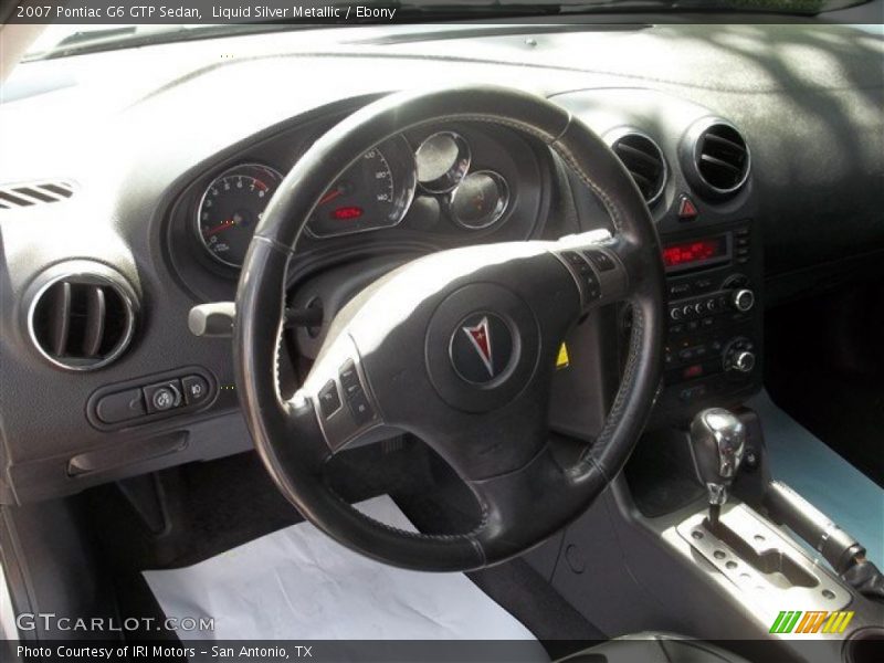 Liquid Silver Metallic / Ebony 2007 Pontiac G6 GTP Sedan