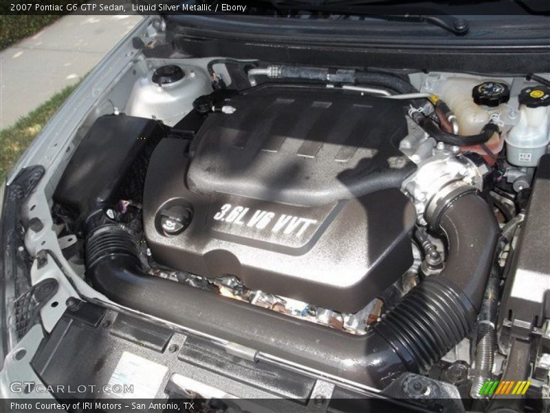 Liquid Silver Metallic / Ebony 2007 Pontiac G6 GTP Sedan