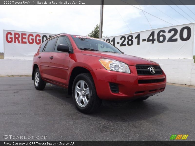 Barcelona Red Metallic / Ash Gray 2009 Toyota RAV4 I4