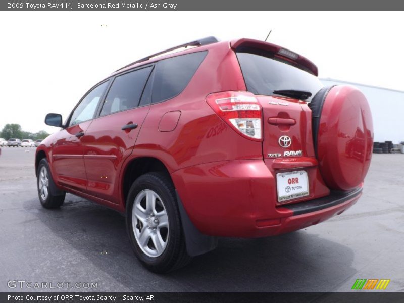Barcelona Red Metallic / Ash Gray 2009 Toyota RAV4 I4